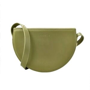Audette Le Nuit Olive Leather Shoulder / Cross body Bag